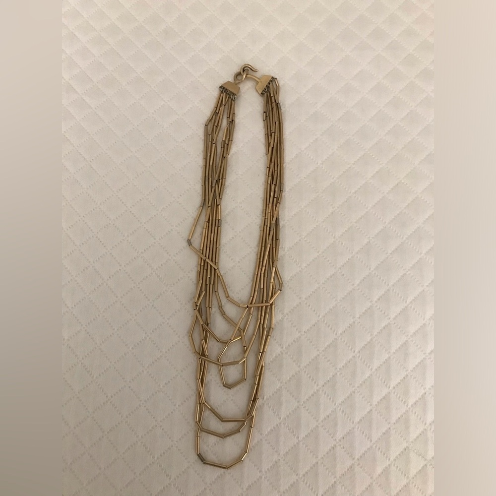 Elegant Gold Multi-Strand Necklace